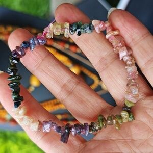 023 Natural tourmaline bracelet